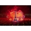 Night Paris, saludo, Eiffel Tower