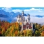 Castle, mountains, forest