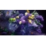A bouquet of lilacs on the desktop