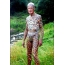 Man in leopard costume