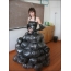 Dress from trash bags