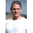 Wentworth Miller in a white T-shirt