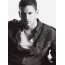 Black and white photo of Wentworth Miller
