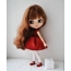 Doll in a red beret