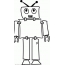 Coloring robot for kids