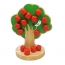 Wooden toy for children apple tree