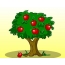 Detský obrázok jabloň