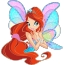 Winx in a stylish outfit