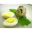 Varené prepelice vajcia