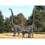 Dinosaurs on the background of nature