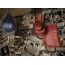 Screensaver on the desktop boxing gloves