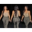 Kardashian in a transparent top