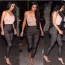 Kardashian in frank overalls