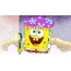 Spongebob taking a shower