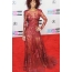 Rihanna in a transparent dress