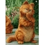 Picture animation, red cat