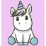 მხიარული unicorn