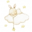 Little hare on a cloud