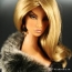 Barbie in a fur coat