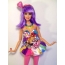 Barbie ერთად purple თმა