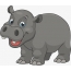 Karikatura hippo