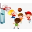 Basketbalový obrázok pre deti