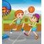 Children's picture basketball