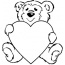 Bear with a heart