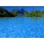 Blue water, island paradise