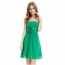 Krátke zelené šaty