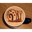 Snail in a cup of coffee
