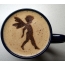 Cupid in a cup of coffee
