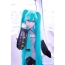 The girl in the image of Miku Hatsune