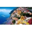 Amalfi rəngli evləri