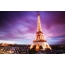 Screensaver on the desktop Eiffel Tower