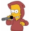 Bart simpson reads rap