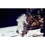 The first cosmonaut on the moon