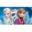 Elsa, Anna and the snowman