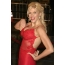 Anna Nicole Smith in a red dress