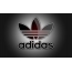 Adidas on a gray background