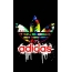 Adidas viacfarebný znak