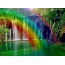 Waterfall rainbow