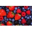 Beautiful berries on the desktop