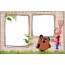 Frame with Winnie the Pooh