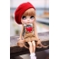 Doll in a red beret
