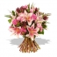 Bouquet of lilies and roses