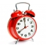 Red alarm clock