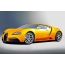 Żółty Bugatti Veyron