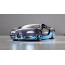 Sininen Bugatti Veyron