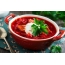 Borsch with meat